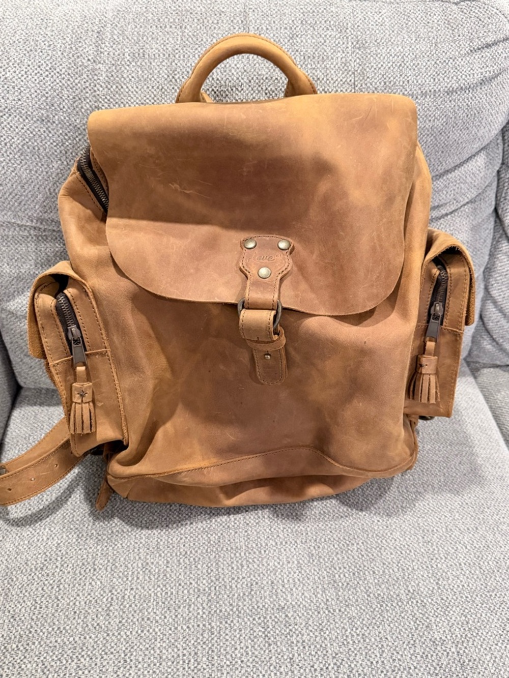 Saddleback Leather Co Wanderers Backpack in Tobacco